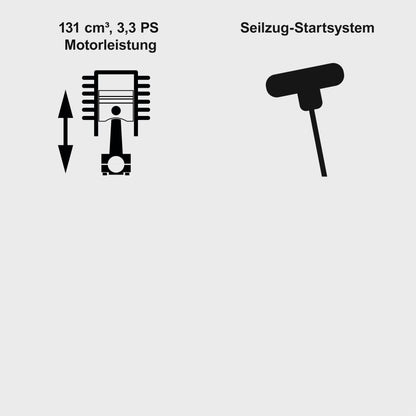 Scheppach MP132-40B Benzin Rasenmäher - Black Edition 40cm