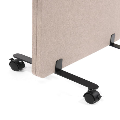 hjh OFFICE FLEXMIUT Akustik Trennwand – Mobile 2er Set Taupe