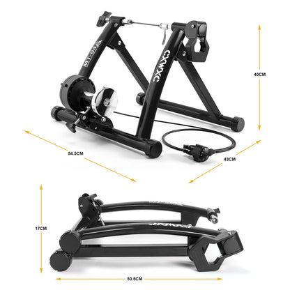 CXWXC Fahrrad Rollentrainer Klappbar - 26-29 Zoll Stahl