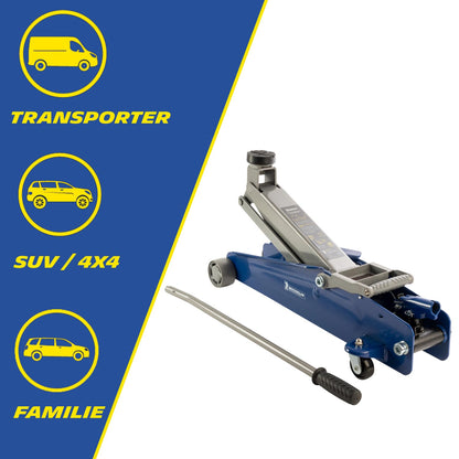 MICHELIN Wagenheber 2,25t für SUV – Hydraulischer Rangierwagenheber