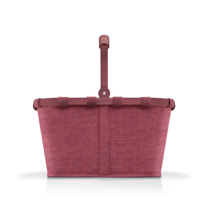 reisenthel carrybag twist maroon Einkaufskorb mit Innentasche, 22 l