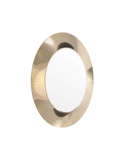 Kartell All Saints Wandspiegel gold metal Finish Ø 78 cm