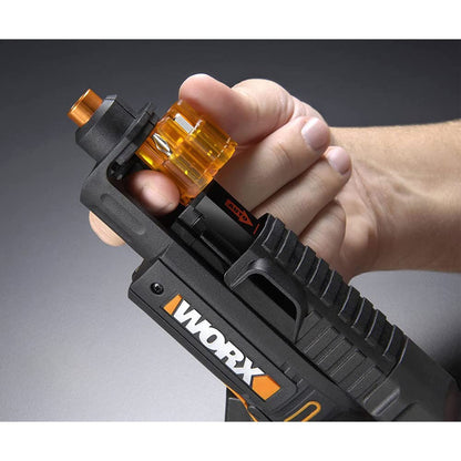 WORX WX255 Akkuschrauber 4V mit Bit-Magazin und Schraubenhalter