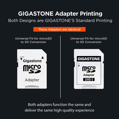 Gigastone microSD Speicherkarte 128GB, 4K, 100/50 MB/s, V30