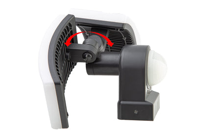 HUBER LED Strahler 2x20W mit 360° Bewegungsmelder Anthrazit