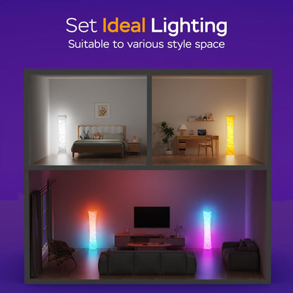 ANTENLICHT RGB LED Stehleuchte – 155 cm mit Musik Sync