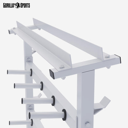 GORILLA SPORTS® Gewichteständer Hantelablage 3 Ebenen 30mm 400kg