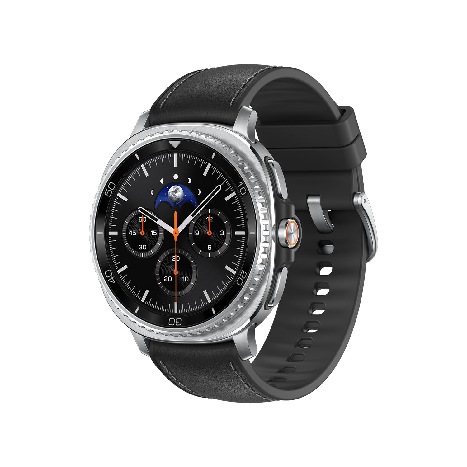 Samsung Galaxy Watch8 Classic Smartwatch 46 mm Bluetooth Black mit drehbarer Lünette und Hybrid-Armband