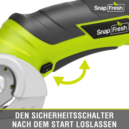 SnapFresh Elektrischer Kartonschneider 4V Akku-Rollschneider