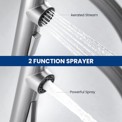 CECIPA Küchenarmatur Ausziehbar - Edelstahl Hochdruck
