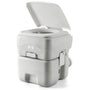 Trail Transportable Campingtoilette mit Spülung, 10-L-Fäkalientank, mobile Chemietoilette mit Tragegriffen