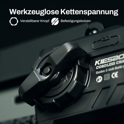 KIESBOHR Akku Kettensäge CS001 8 Zoll – Ohne Akku, Makita 18V