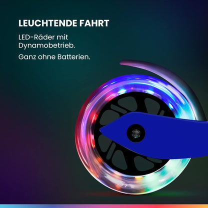 Fun Pro ONE Kinderroller – LED Räder, faltbar, ab 3 Jahren