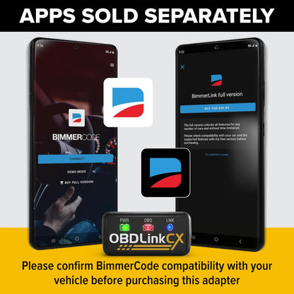 OBDLink CX Bimmercode Bluetooth 5.1 OBD2 Adapter – BMW/Mini