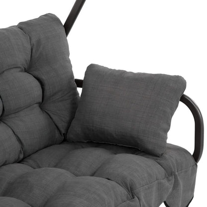 PATIO Minorca Auflagen-Set für Hollywoodschaukel, 184 cm, grau