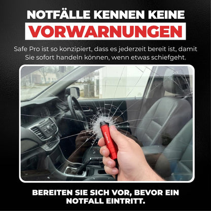 SafePro X Notfallhammer mit Gurtschneider und Glasbrecher, 2er-Pack
