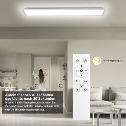 Oraymin LED Panel 120x30 Deckenleuchte - Dimmbar CCT