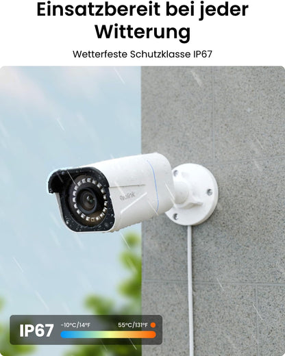 Reolink RLK8-800B4 4K Überwachungskamera Set mit 8-Kanal NVR