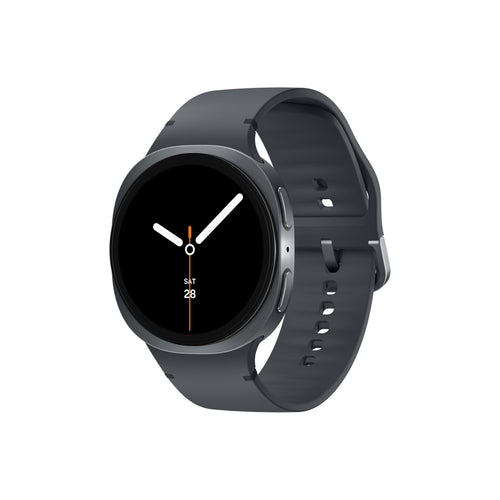 Samsung Galaxy Watch8 Smartwatch 44mm Dunkelgrau Bluetooth, rundes Gehäuse, schwenkbarer Rahmen