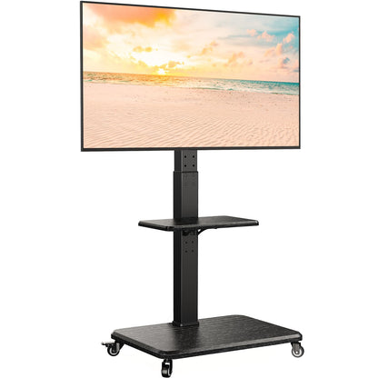 Perlegear PGTVMC27 TV Ständer Rollbar 32-75 Zoll höhenverstellbar