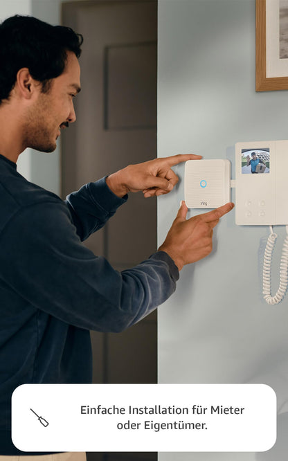 Ring Intercom Video – Smarte Video-Gegensprechanlage mit Fernzugriff