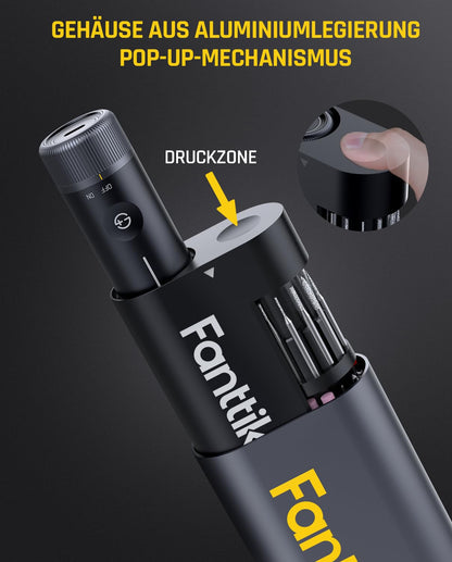 Fanttik F2 PRO Akku Multifunktionswerkzeug Set mit 55 Zubehörteilen