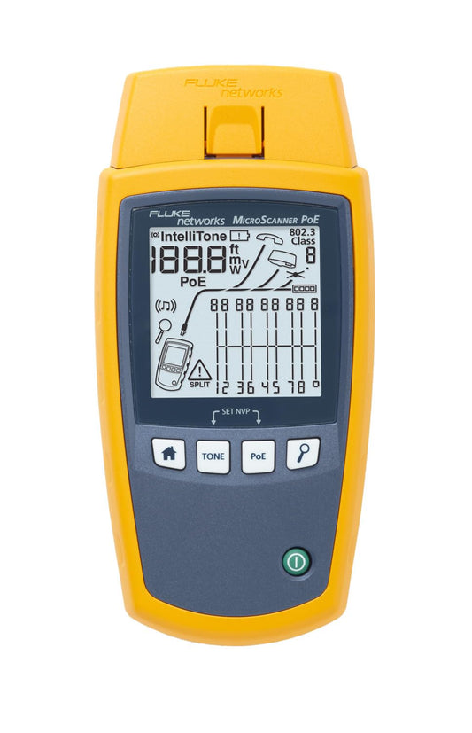 Fluke Networks MicroScanner Kabeltester – PoE-Funktion
