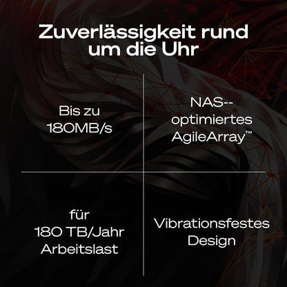 Seagate IronWolf 4TB NAS-Festplatte, 3.5 Zoll, SATA 6Gb/s, 5400 U/min