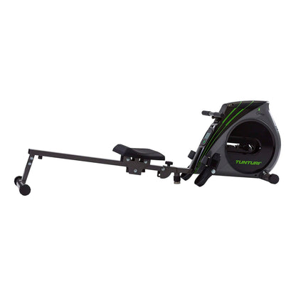 Tunturi Cardio Fit R20 Rudergerät – Platzsparend & Klappbar. Schwarzes Gerät zum Ganzkörper-Cardiotraining; faltbar zur Lagerung.