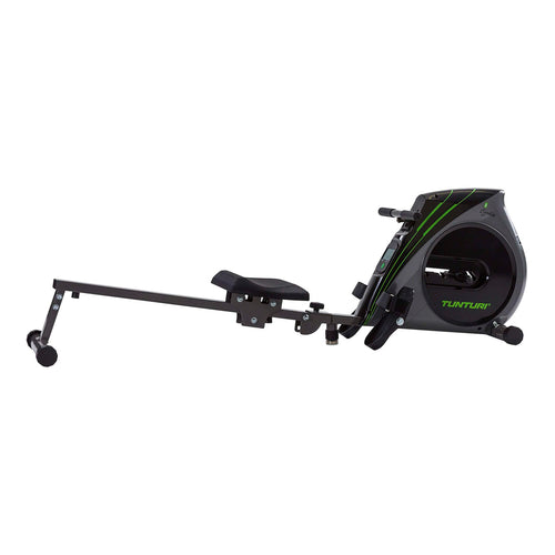 Tunturi Cardio Fit R20 Rudergerät – Platzsparend & Klappbar. Schwarzes Gerät zum Ganzkörper-Cardiotraining; faltbar zur Lagerung.