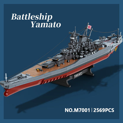 MISINI M7001 Yamato Schlachtschiff Klemmbausteine - 1/300