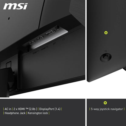 MSI MAG 275QF Gaming Monitor - 27" WQHD 180Hz Rapid IPS