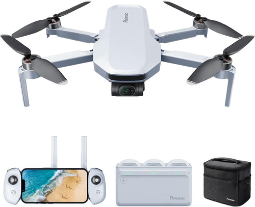 Potensic ATOM 4K GPS Drohne mit 3-Achsen-Gimbal, 96 Min. Flugzeit, Kameradrohne unter 249 g