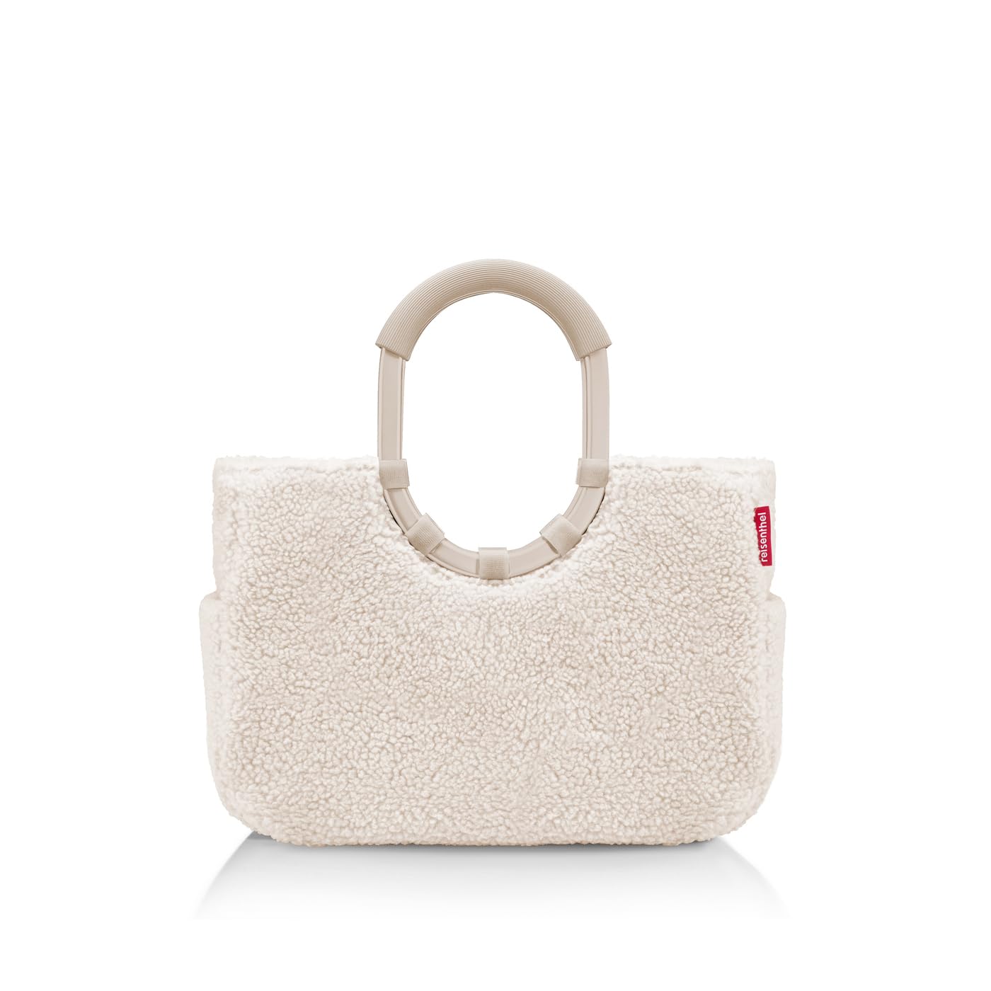 reisenthel loopshopper M Einkaufstasche - teddy sand recycelt. Ovale, teddy sand Tasche mit Schlaufengriffen für den Einkauf.