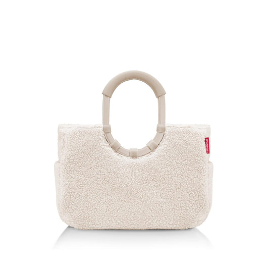 reisenthel loopshopper M Einkaufstasche - teddy sand recycelt. Ovale, teddy sand Tasche mit Schlaufengriffen für den Einkauf.