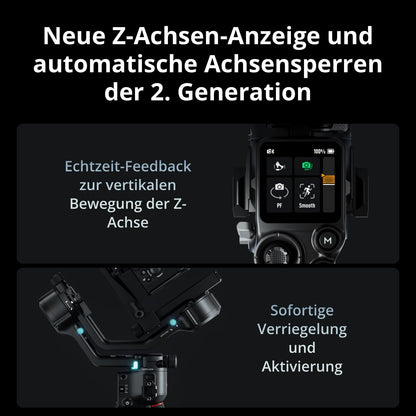 DJI RS 5 Combo Gimbal-Stabilisator mit Tracking-Modul