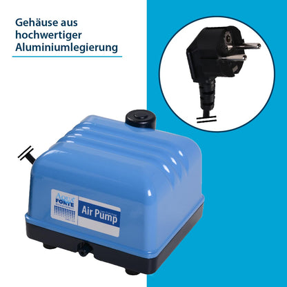 AquaForte Hi-Flow V-60 Luftpumpe für Teiche – Leistungsstark