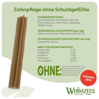 WHIMZEES Stix L Kaustangen Zahnpflege für grosse Hunde, 30 Stück
