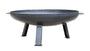 La Hacienda Pittsburgh Medium Outdoor Feuerschale – Ø80 cm. Schwarze, runde Metallschale zum sicheren Entfachen von Holzfeuern im Außenbereich.