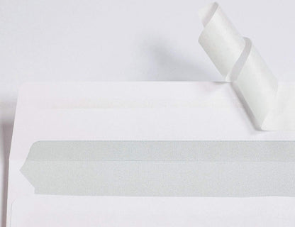 PREMIUM 1000 Briefumschläge DIN lang – Fenster, Haftklebe