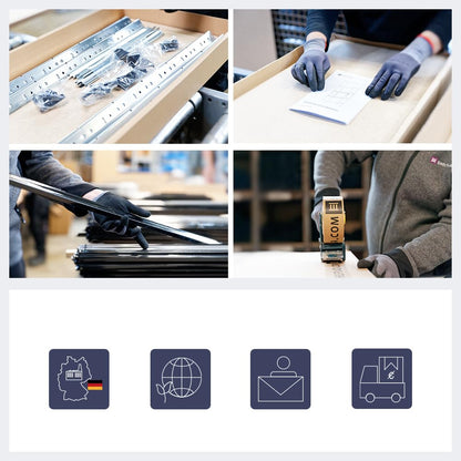 shelfplaza® Schwerlastregal Steckregal verzinkt 90x100x40cm 3 Böden