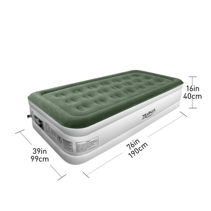 Zearna Luftbett 1 Person selbstaufblasend elektrisch 190x100x40 cm