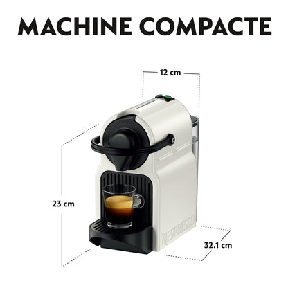 Nespresso Inissia Kapselmaschine Schwarz mit 19 bar Druck