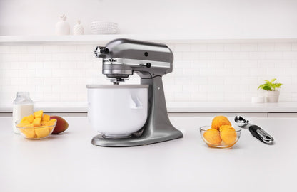 KitchenAid KICA Eisbereiter - Weiss/Silber/Schwarz