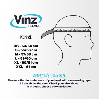 VINZ Kennet Integralhelm mit Sonnenvisier ECE 22.06 XS–XXL