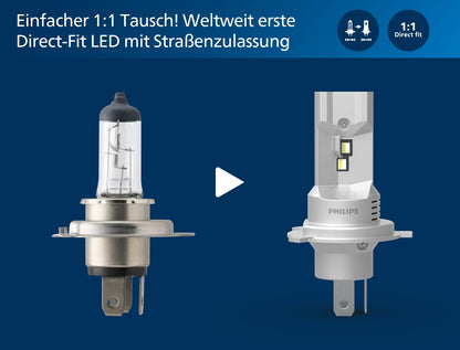 Philips Ultinon Pro6000 Boost gen2 H4-LED - Strassenzulassung