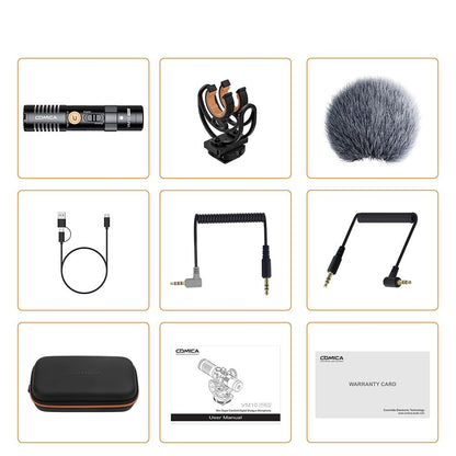 COMICA VM10 PRO Richtmikrofon – Dual-Mode USB-C Mikrofon