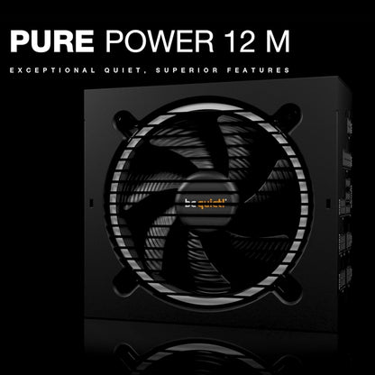 be quiet! Pure Power 12 M 750W Modulares Netzteil - ATX 3.1 PCIe 5.1