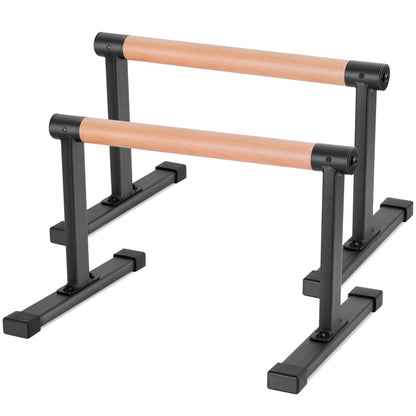 Premium Parallettes Holz gross – Calisthenics Liegestützgriffe