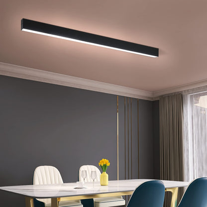 Glitzerlife LED Deckenleuchte 107cm Schwarz Dimmbar